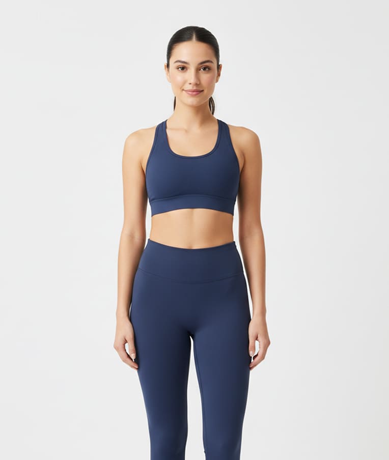 Women Solid Slim Fit In Navy Blue - Image 4