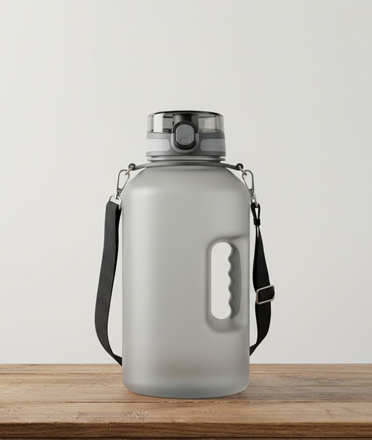 Double Steel Shaker Bottle 700 ml with Bottom Opener - Image 2
