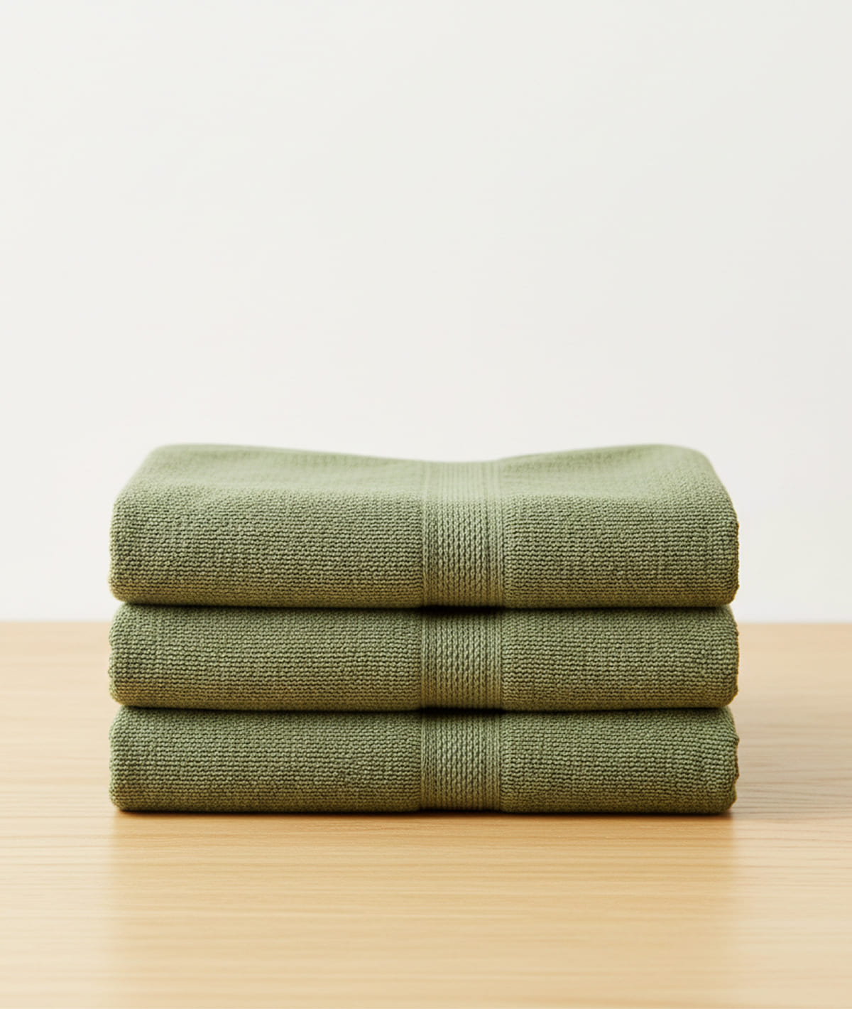 Cotton Gym Olive Color Towel