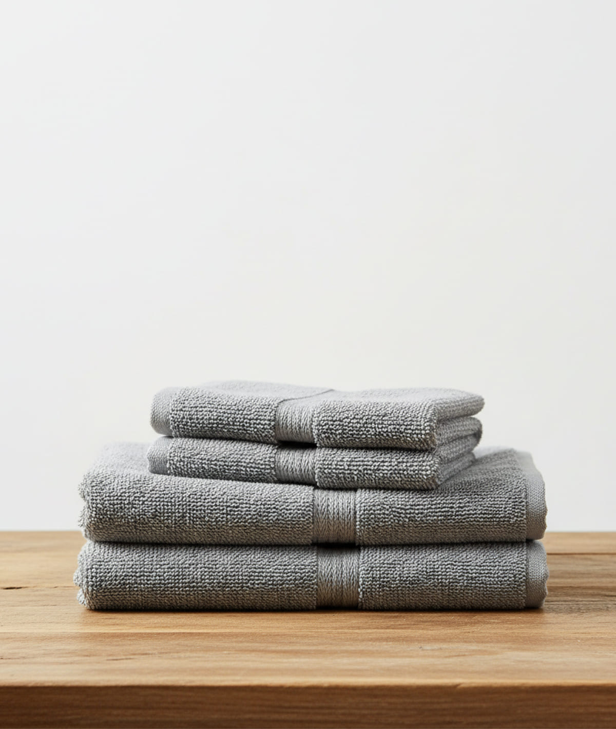 Cotton Gym Grey Color Towel - Image 3
