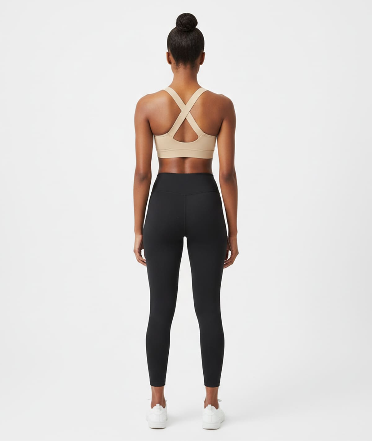 Rosalin Set-Beige Pant and Black Bra - Image 5