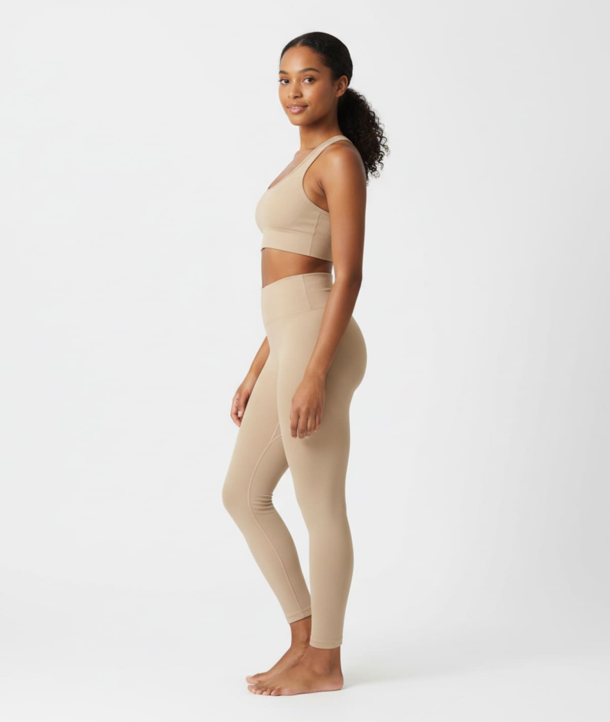 Rosalin Set-Beige Pant and Bra - Image 3