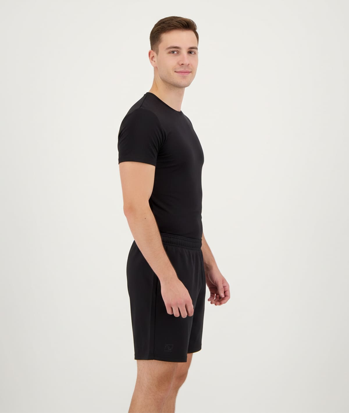 Men Plus Size Fit Crew-Black - Image 5