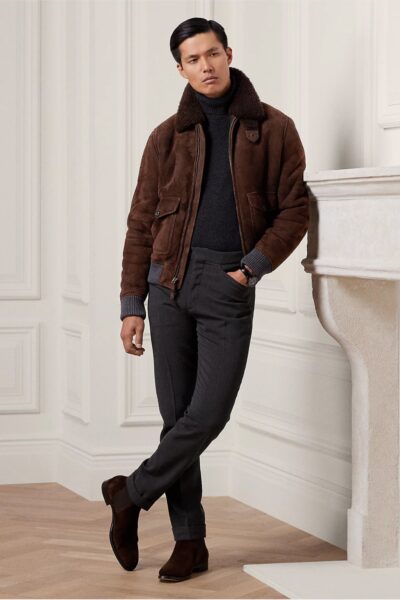 Shearling Bomber Jacket