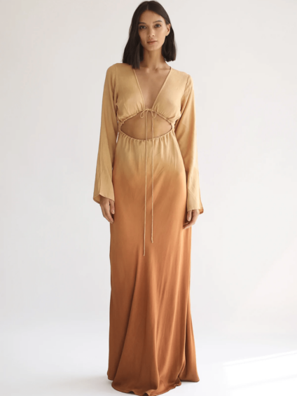 Hera Maxi Dress - Inca Gold Ombre